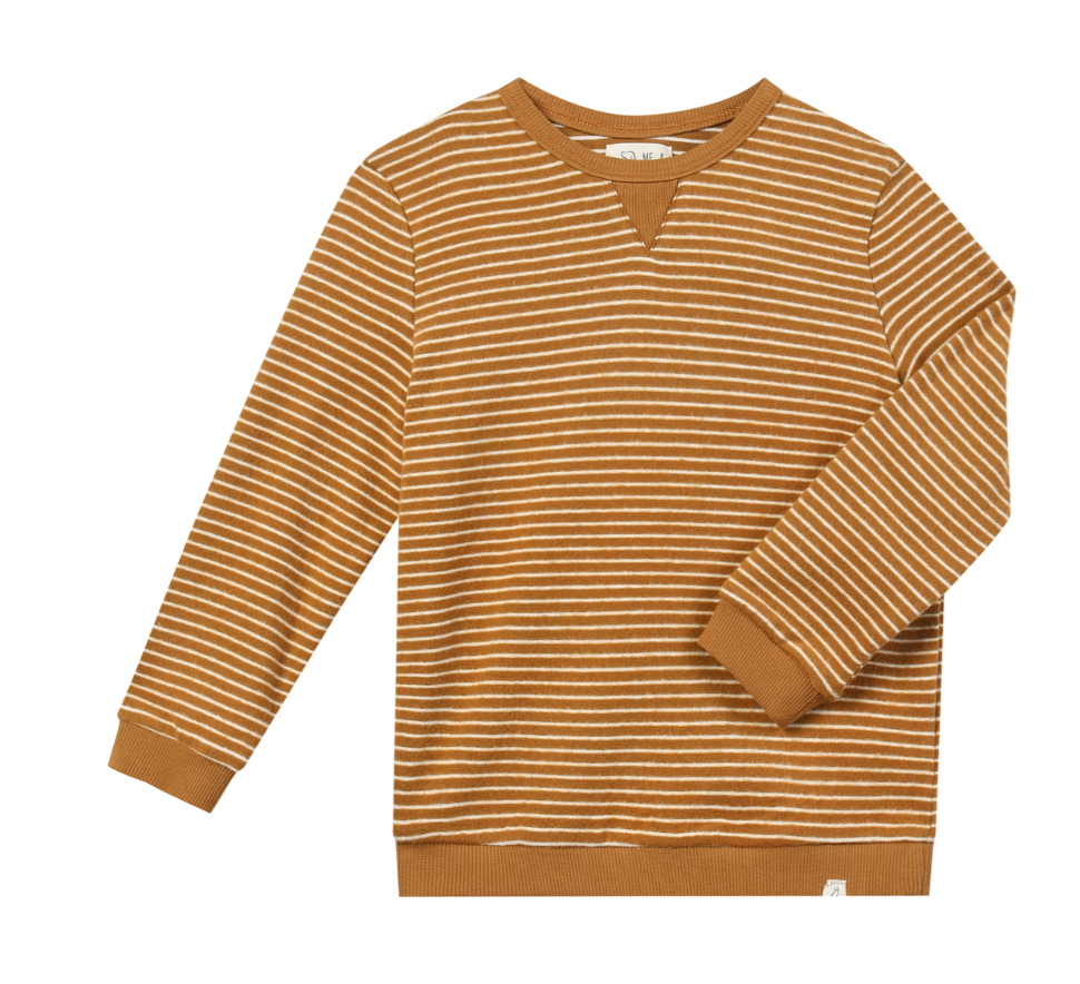 Long Sleeve Pullover | Gold Stripe