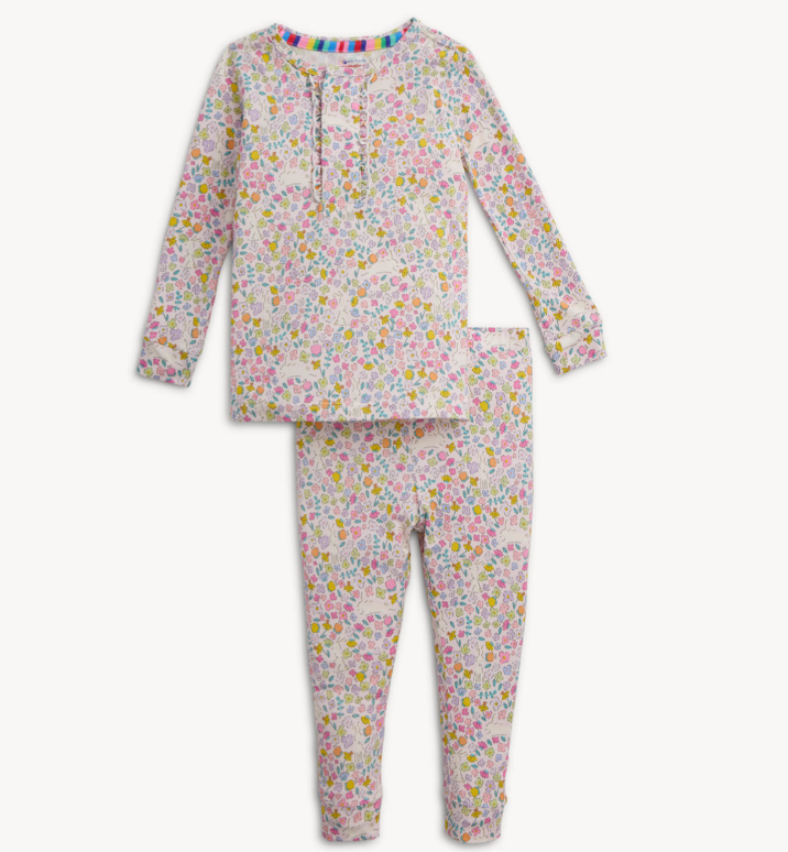 Bunny Blossom L/S PJ Set | Magnetic
