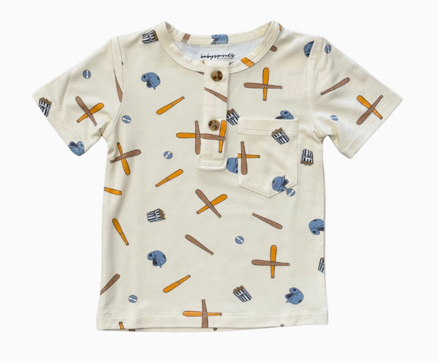 Henley Tee | Baseball