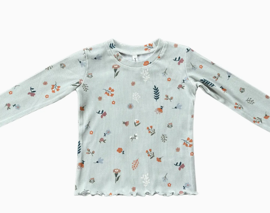 Botanical Long Sleeve | Lettuce Hem