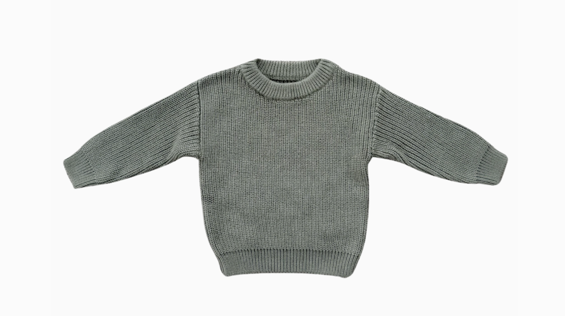 Knit Sweater | Olive