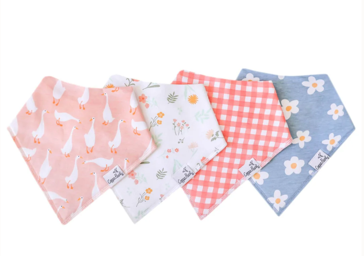 Goosie Bandana Bibs | 4-Pack
