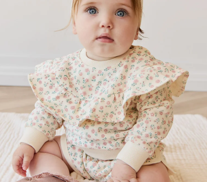 Organic Cotton Sweatshirt | Garden Pink