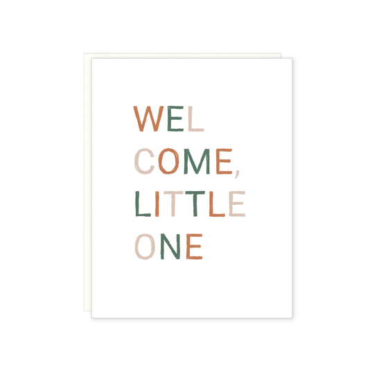 Welcome Little One | Greeting Card