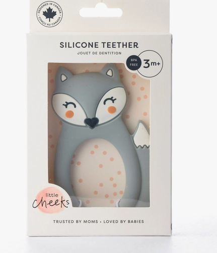 Fox Silicone Teether | Color Options