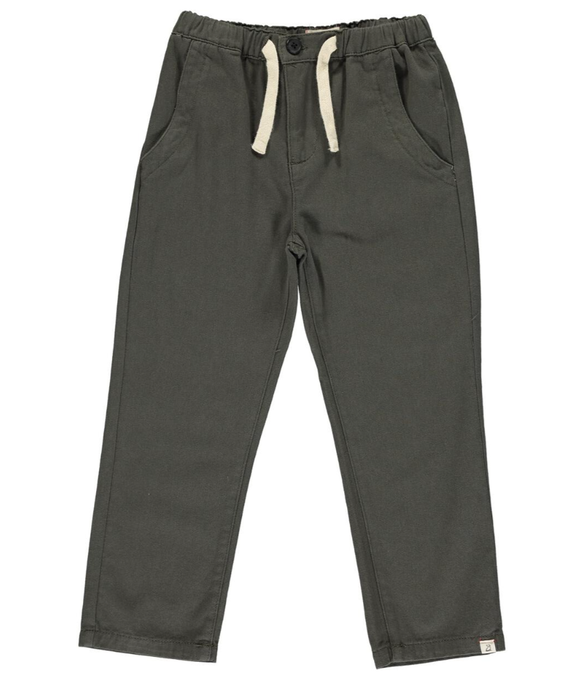 Charcoal Twill Pants
