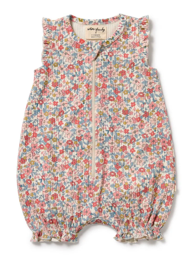 Summer Bloom Bubble Romper