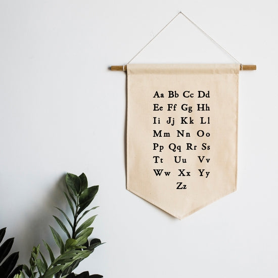 Schoolhouse Alphabet | Canvas Banner