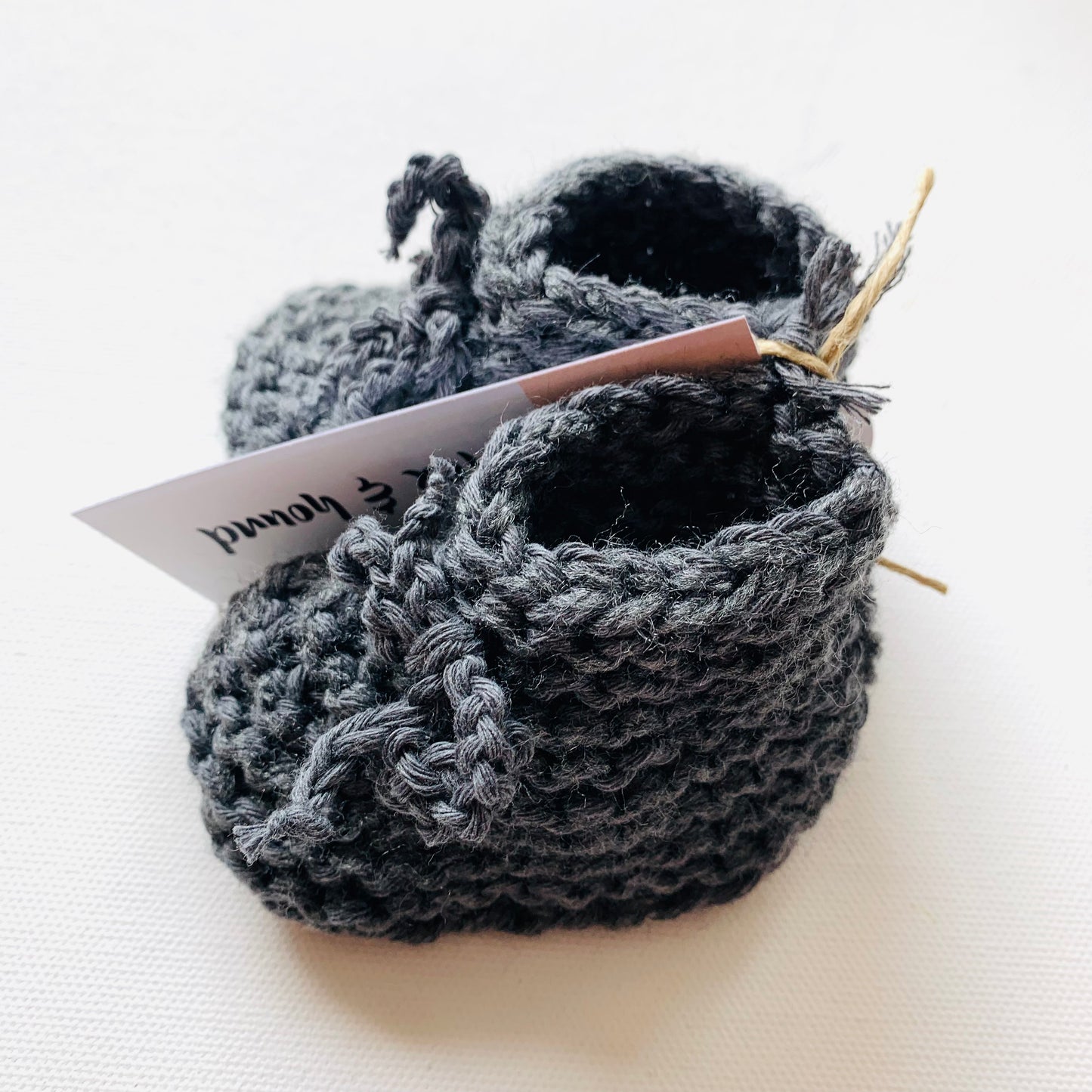 Hand Knitted Baby Booties | Color Options