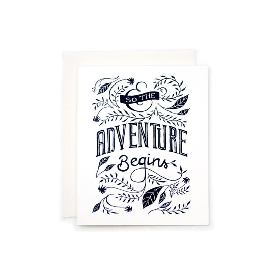 Kids clothing. Card. So the adventure begins.