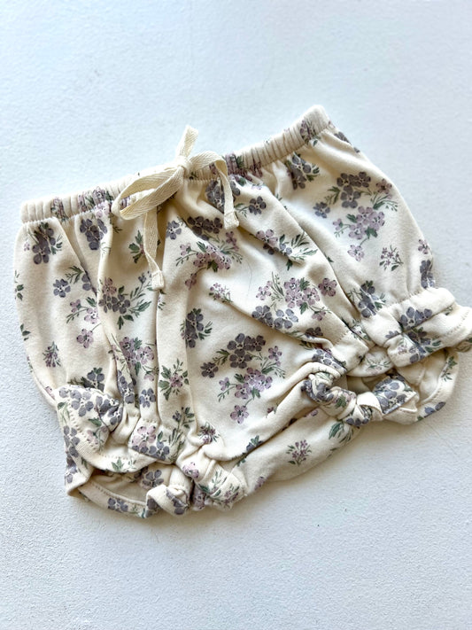 Purple Floral Frill Bloomers