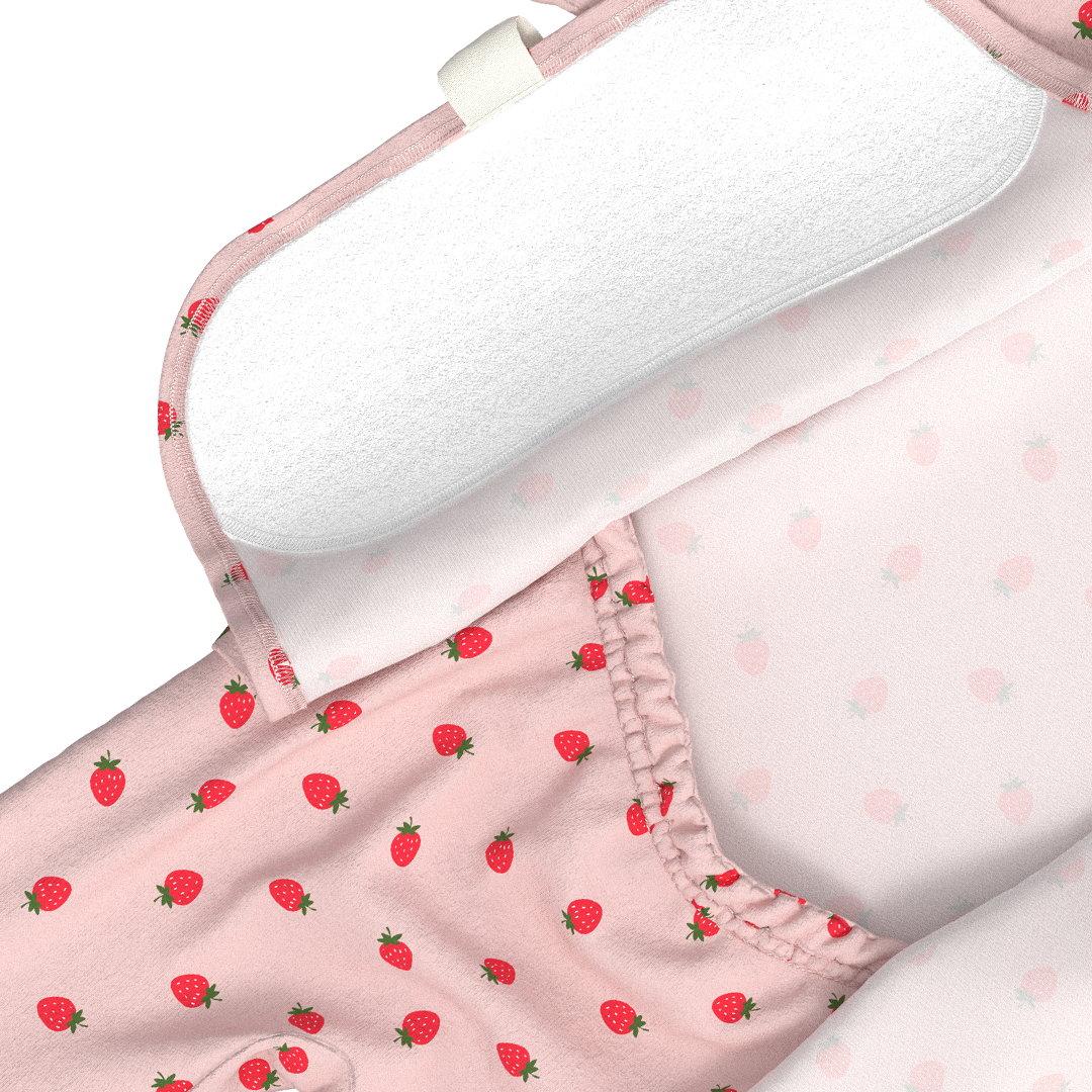 Skin-to-Skin Footie | Strawberries