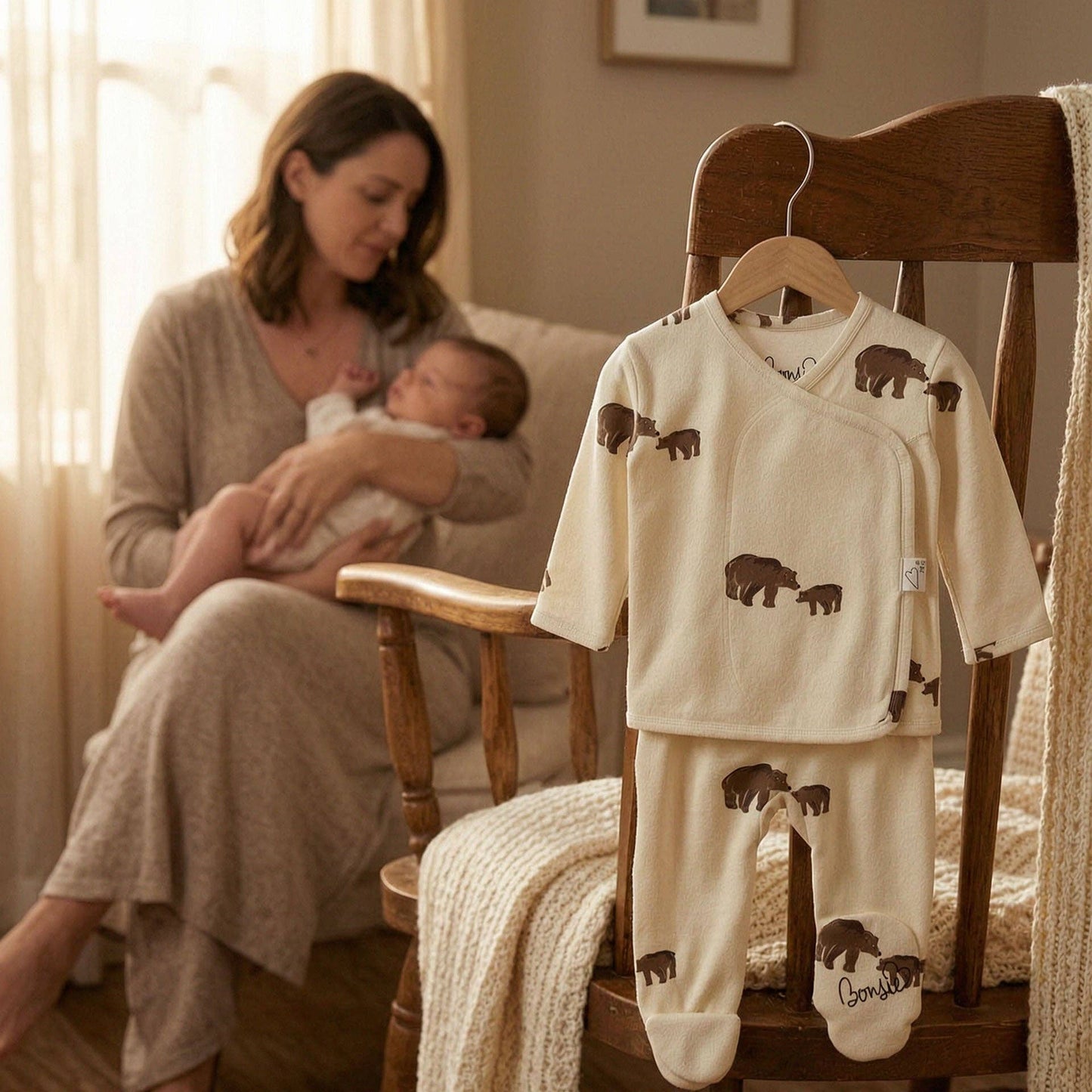 Skin-to-Skin Footie | Mama Bear