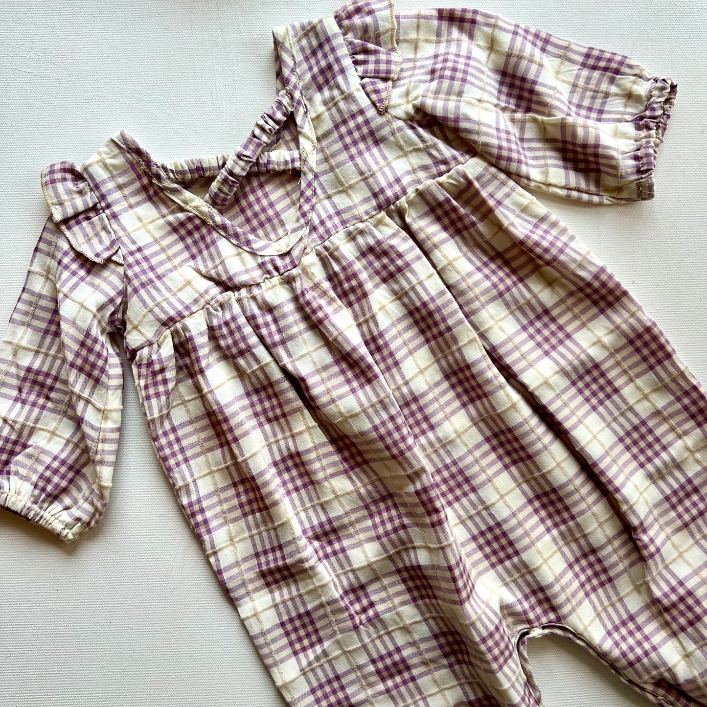 Periwinkle Plaid | Romper