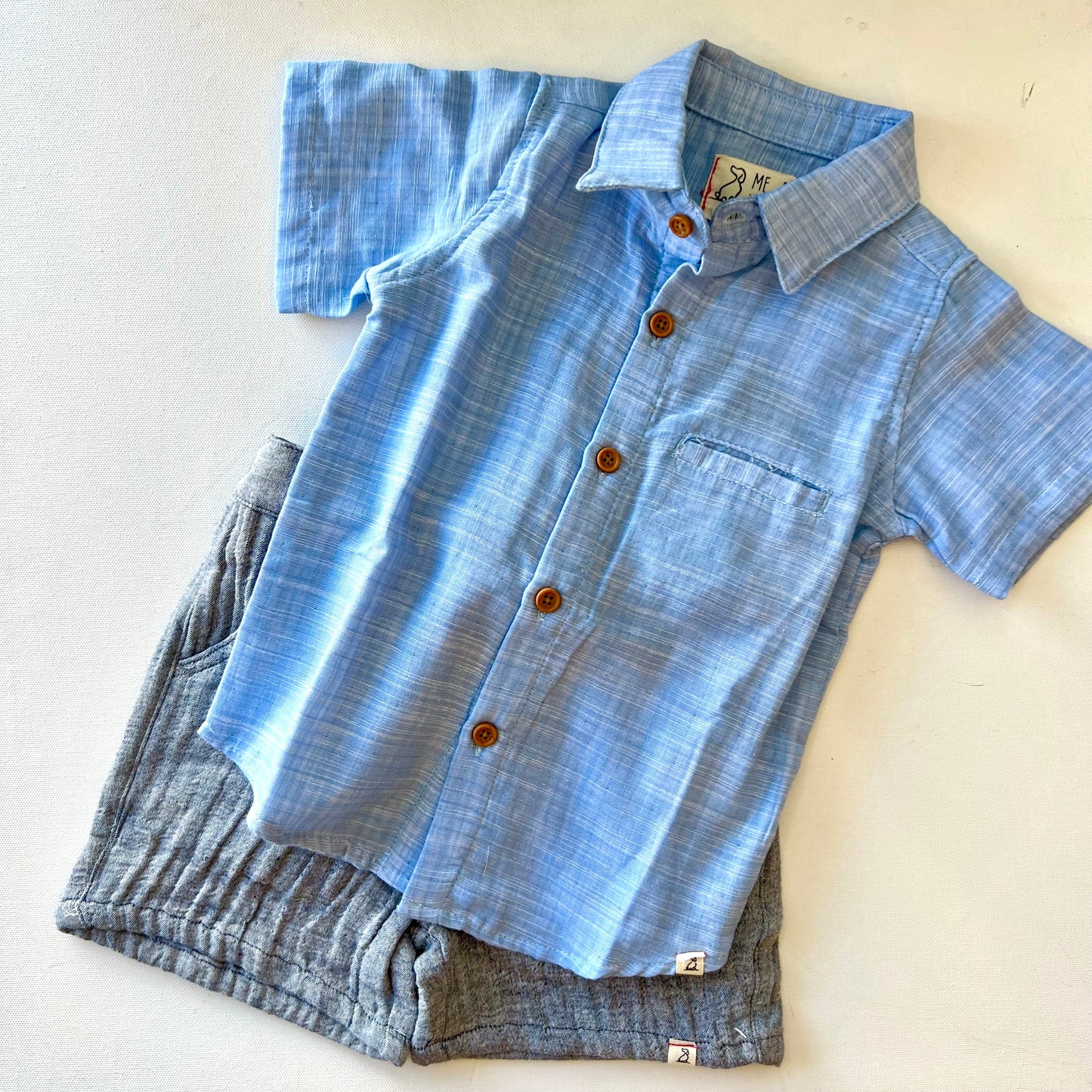 Chambray Button-Up