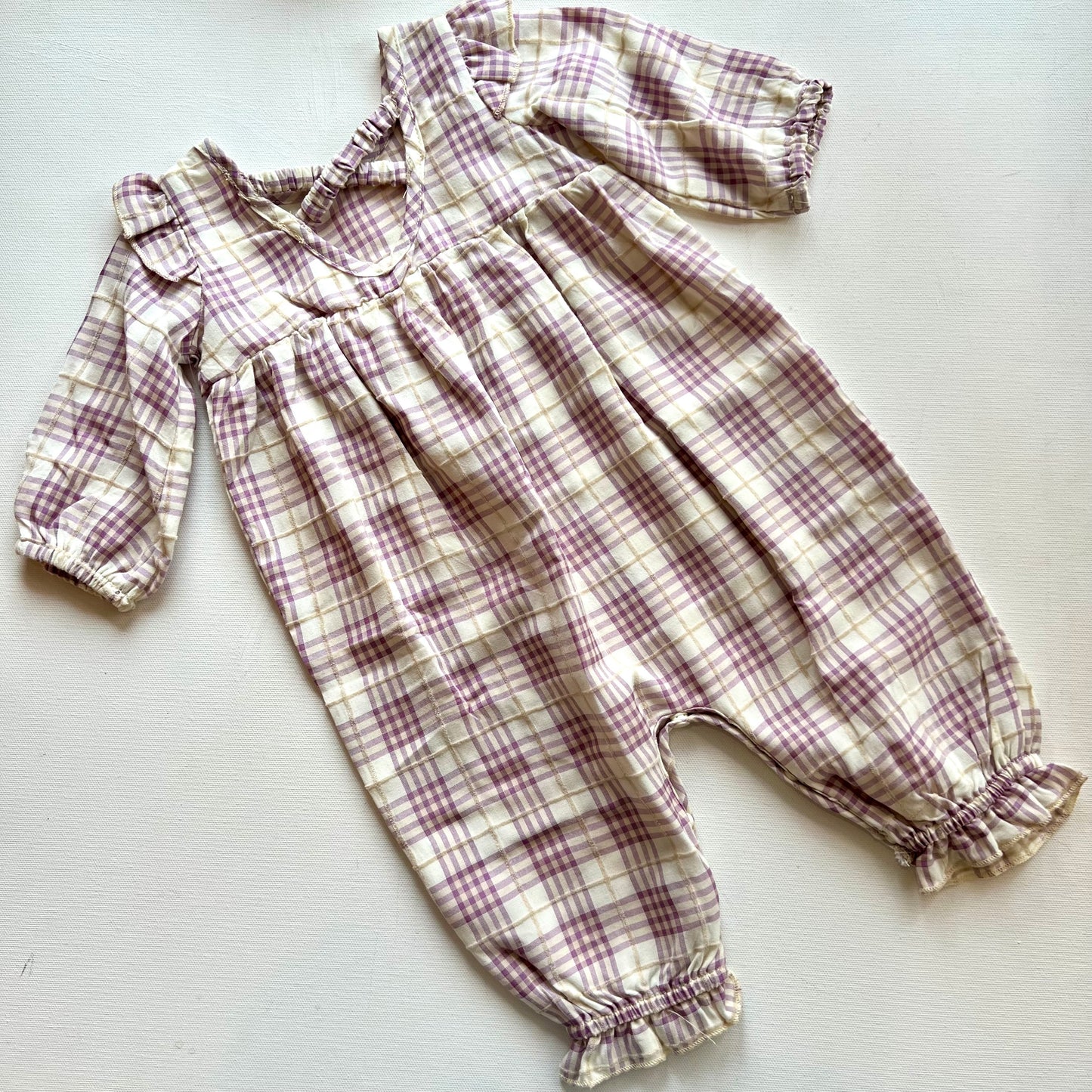 Periwinkle Plaid | Romper