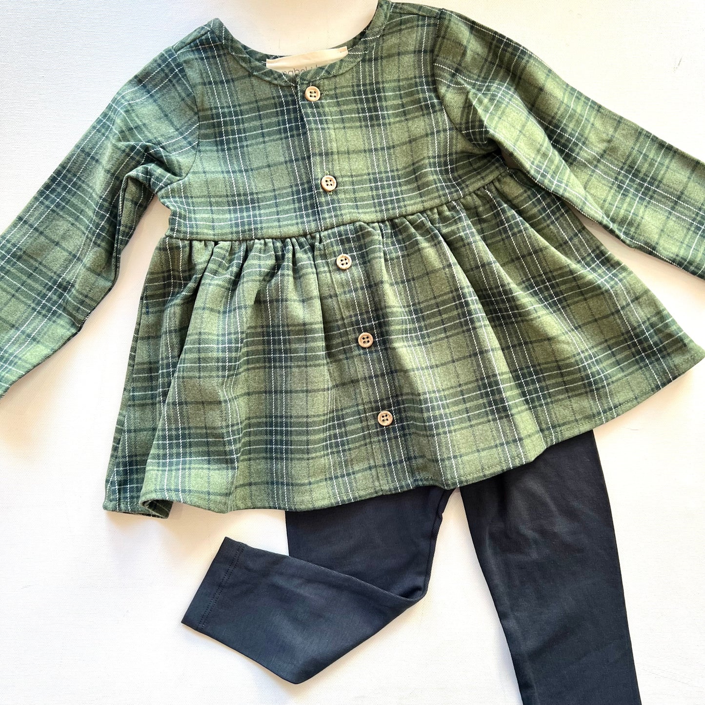 Green Plaid | 2 Pc Set