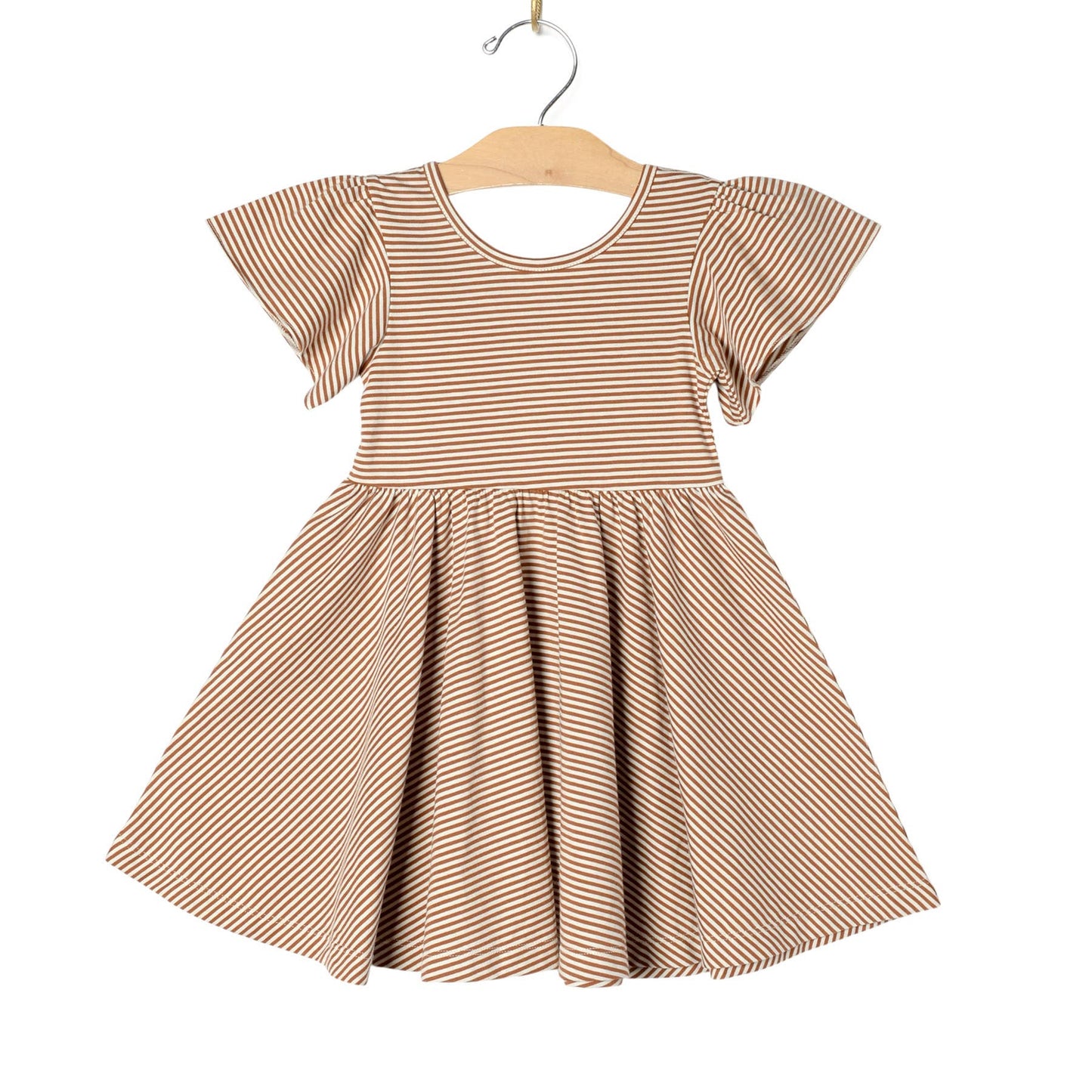 Twirl Dress | Toffee Stripe