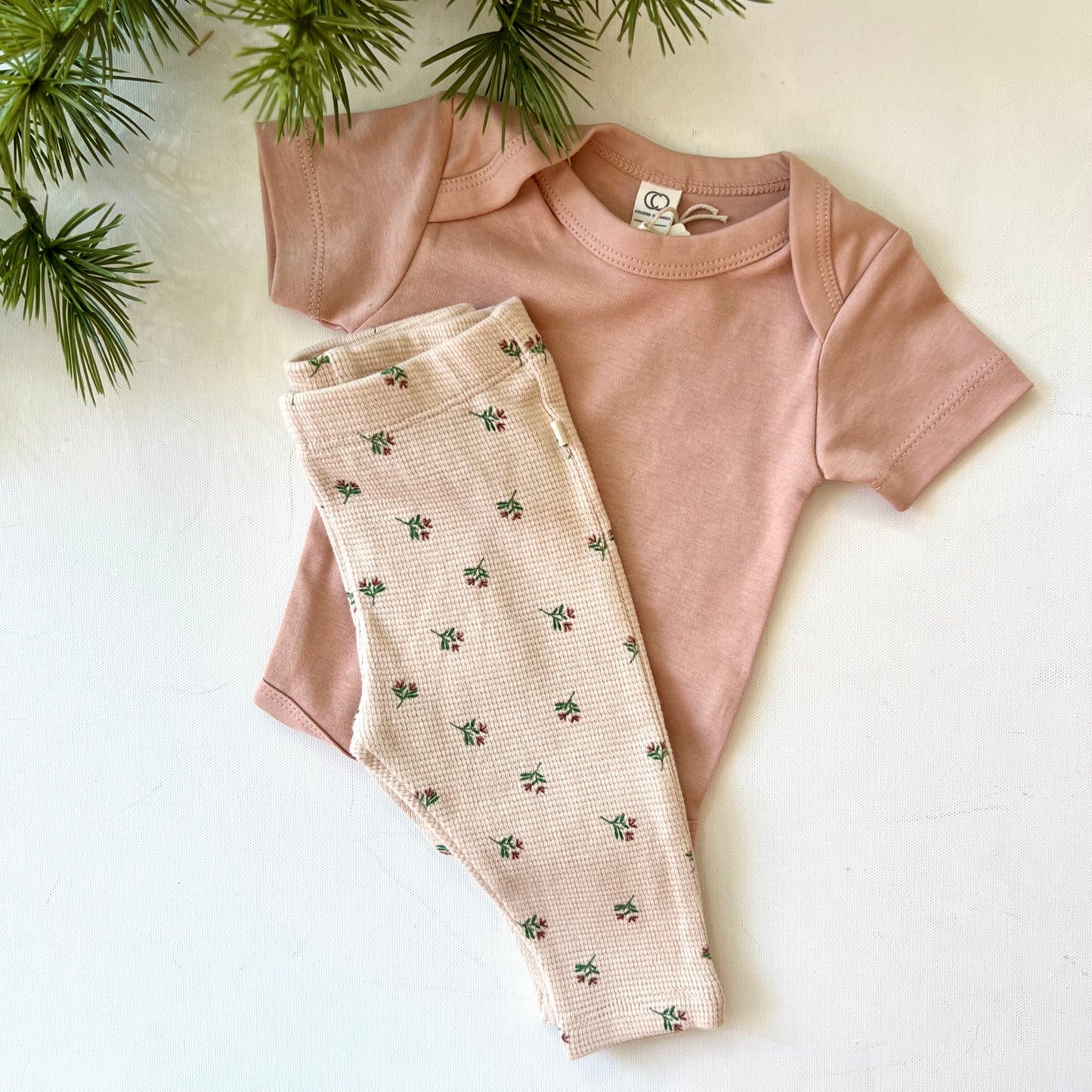 Waffle Legging | Simple Floral