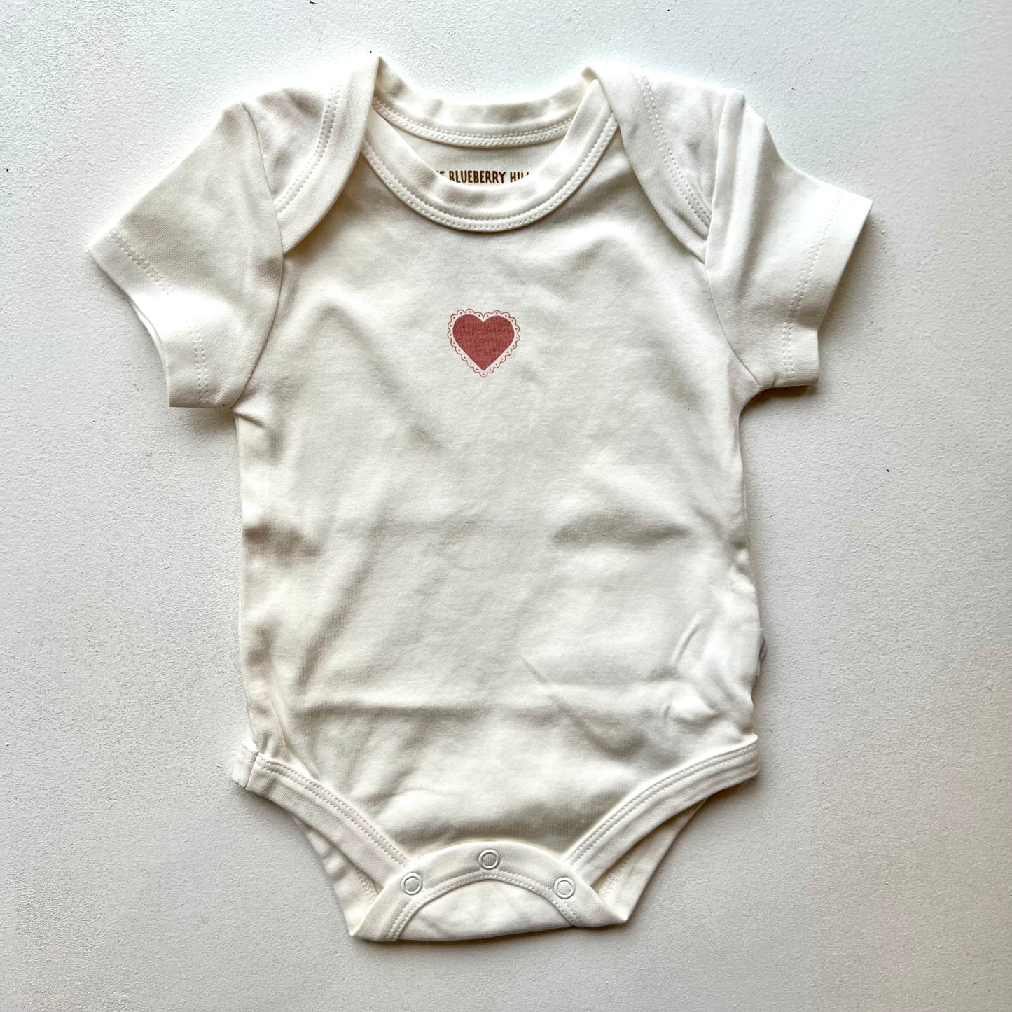 Pink Heart Bodysuit | 0-6M