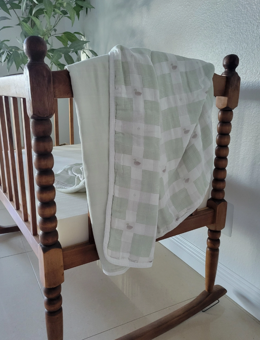6 Layer Gauze Blanket | Mallard Duck