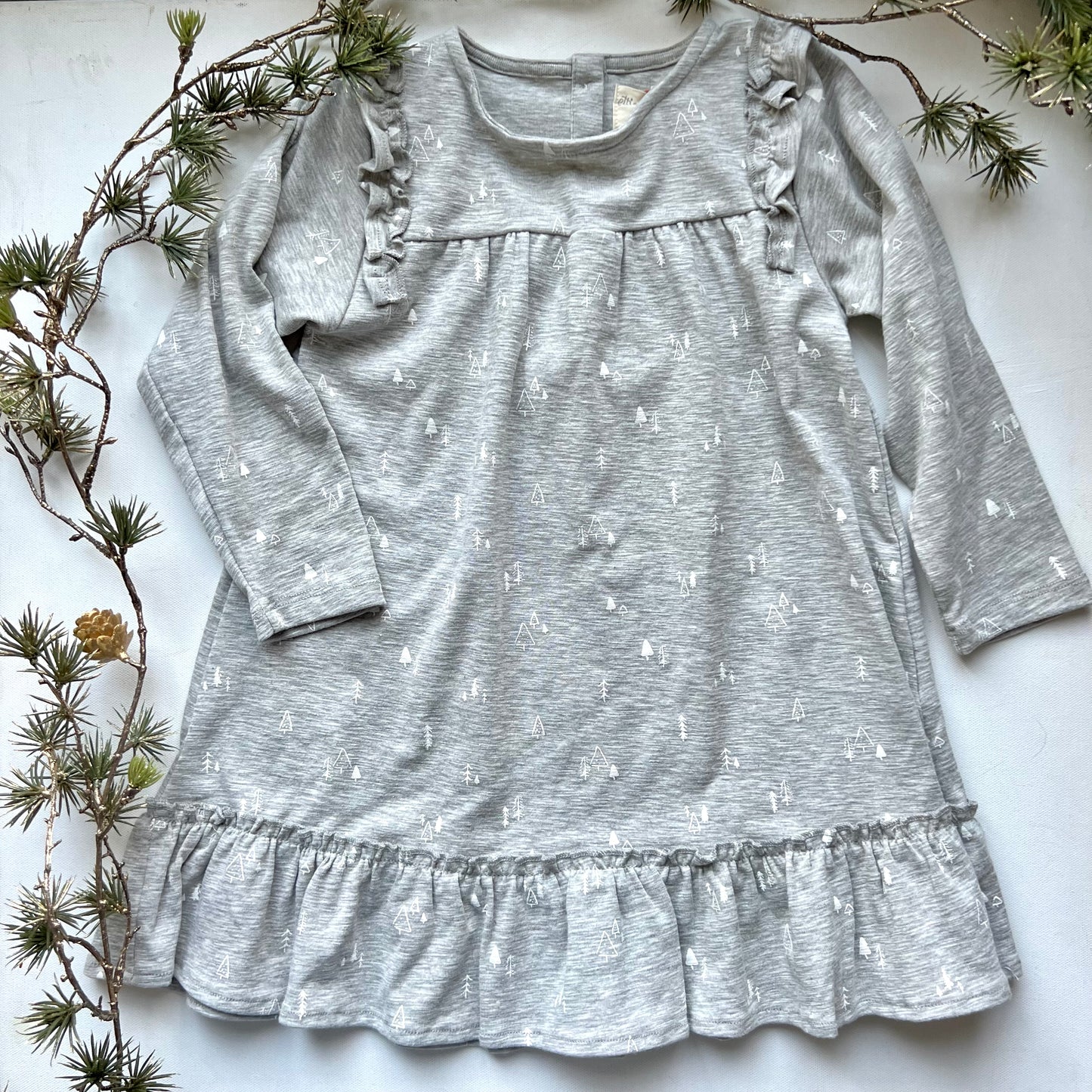 SALE "Aswen Dress | Grey Trees"
