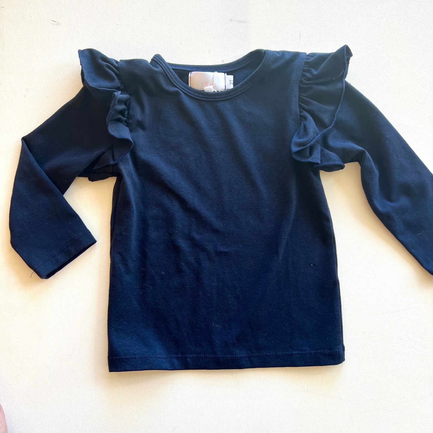 Long Sleeve Ruffle Shirt | Color Options