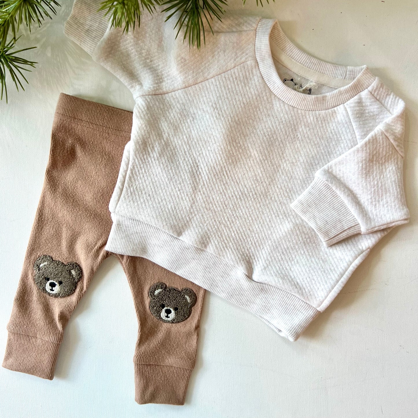 Quilt Sweatshirt | Oatmeal