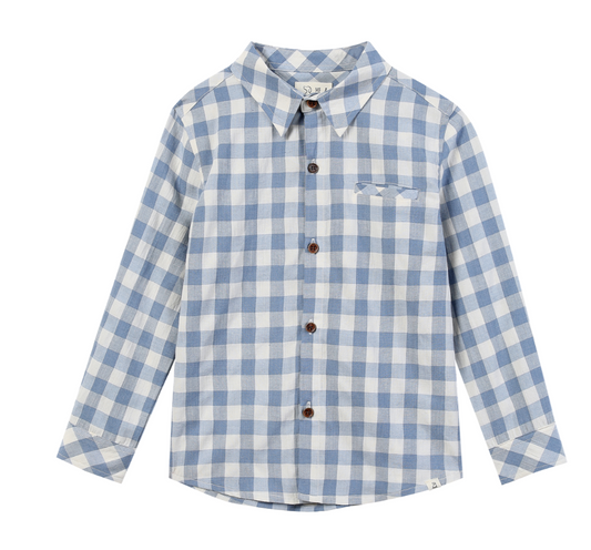 Plaid Polo Button Up