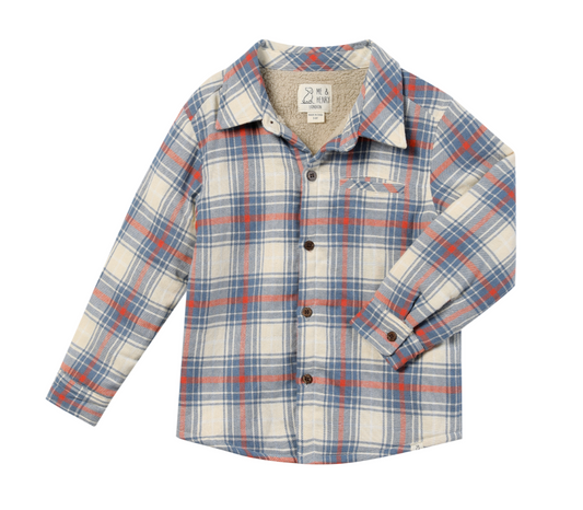 Sherpa Lined Shacket | Plaid