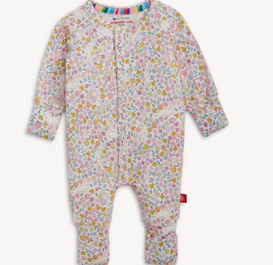Bunny Blossom Coverall | Magnetic