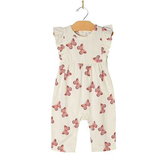 Flutter Long Romper | Butterflies