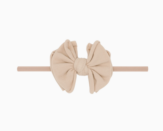 Skinny Nylon Bow Headband | Color Options