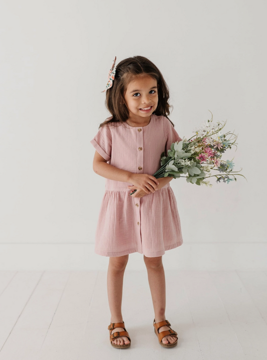 Mauve Gauze Dress