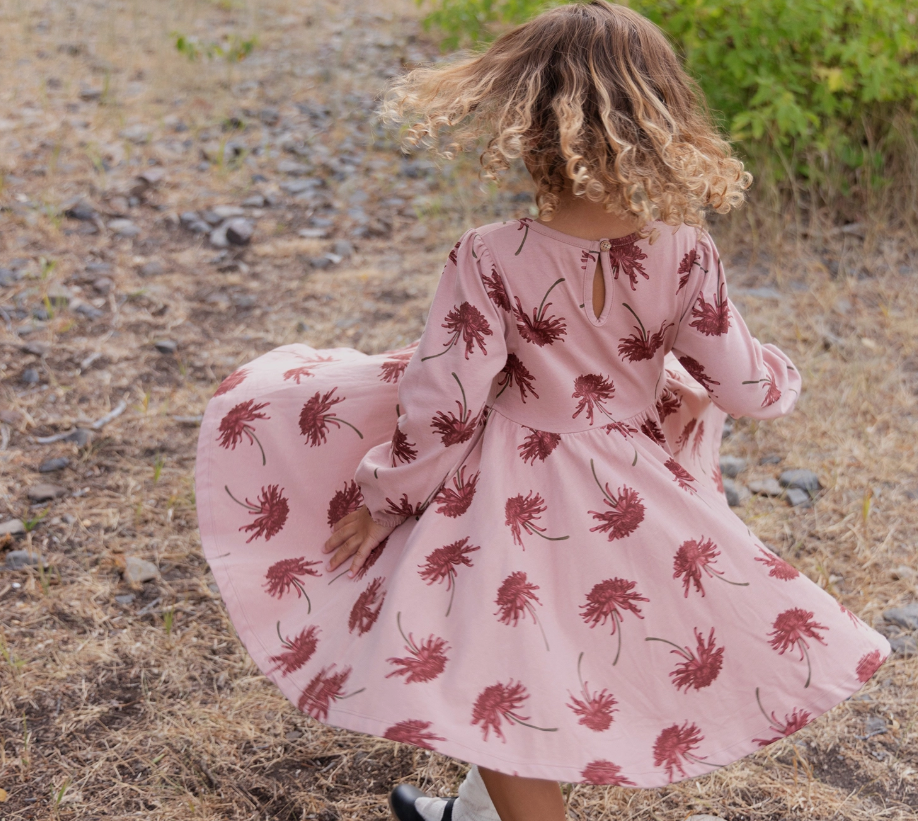 Twirl Dress | Fall Chrysanthemum