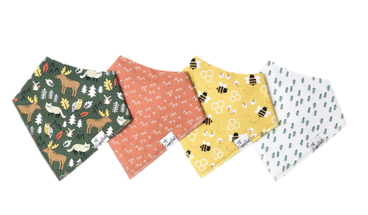 Atwood Bandana Bibs | 4-pack