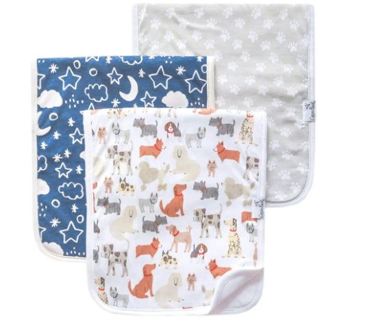 Rufus Burp Cloth | 3-pack