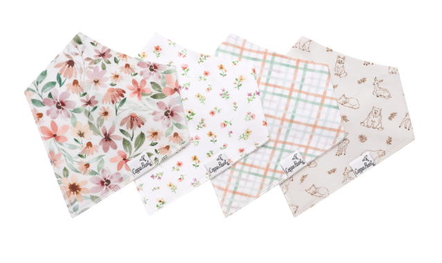 Natalie Bandana Bibs | 4-Pack