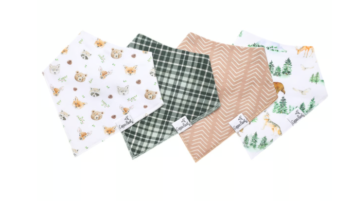 Wilder Bandana Bibs | 4-Pack