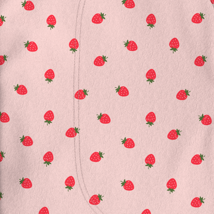 Skin-to-Skin Footie | Strawberries