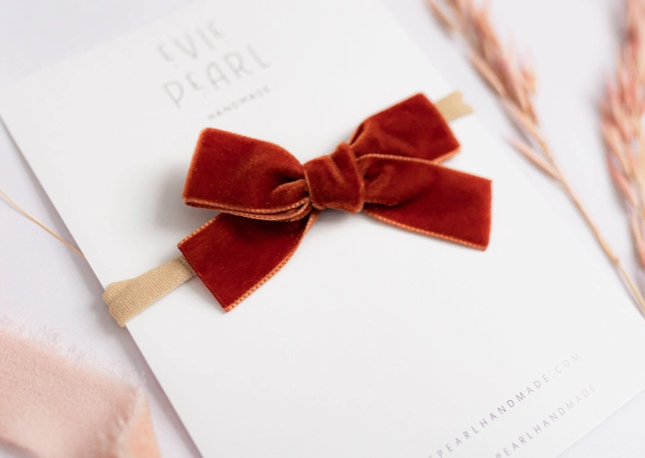 Classic Mini Velvet Headband | Color Options