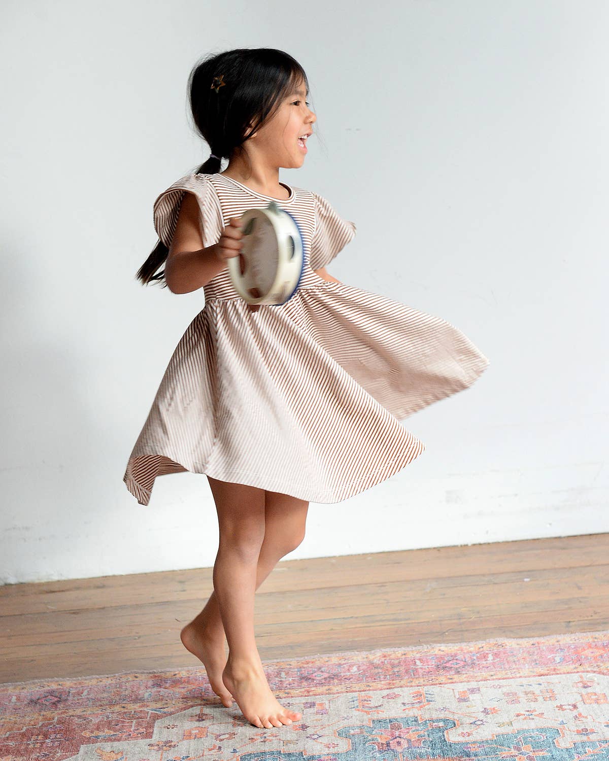 Twirl Dress | Toffee Stripe