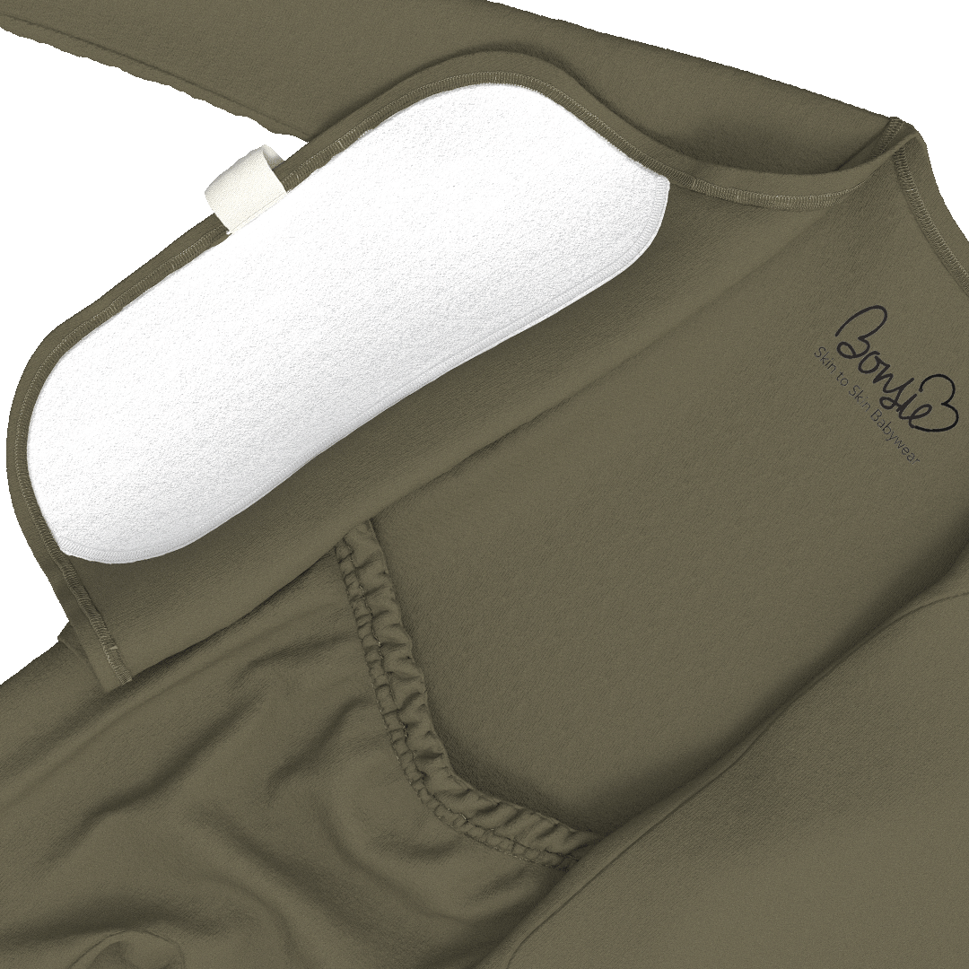 Skin-To-Skin Footie | Olive