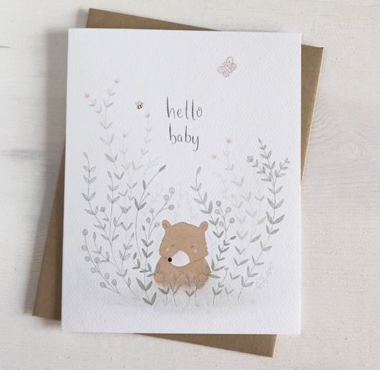 Hello Baby Bear | Greeting Card