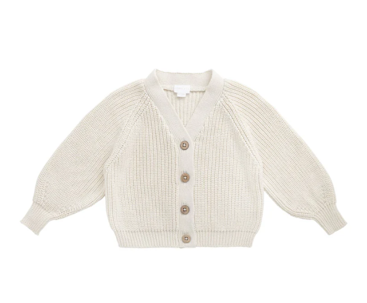 Girl's Cardigan | Vanilla