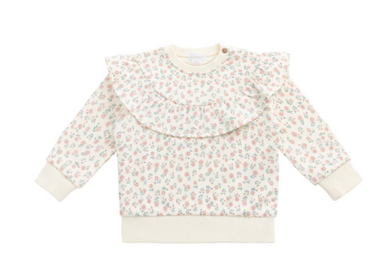 Organic Cotton Sweatshirt | Garden Pink