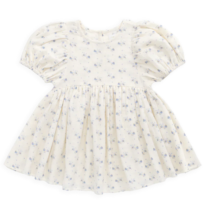 Molly Blue Muslin Dress | Organic Cotton