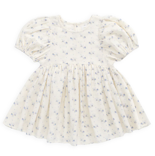 Molly Blue Muslin Dress | Organic Cotton