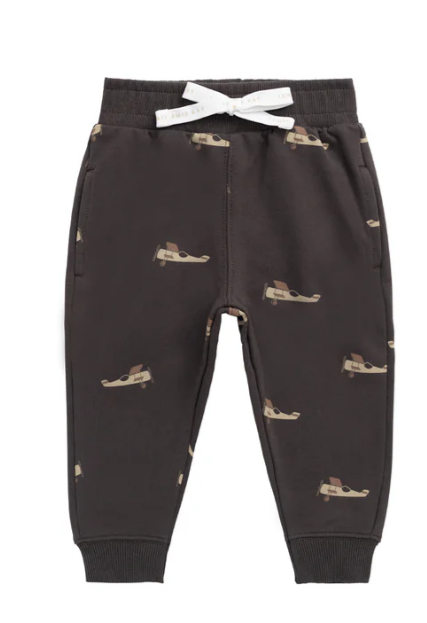 Organic Cotton Track Pant | Airplanes