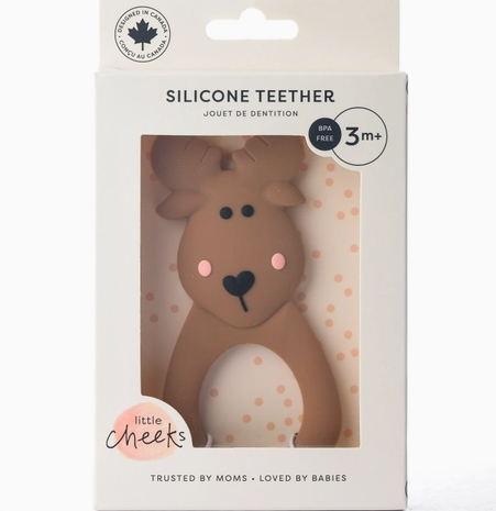 Moose Silicone Teether | Color Options